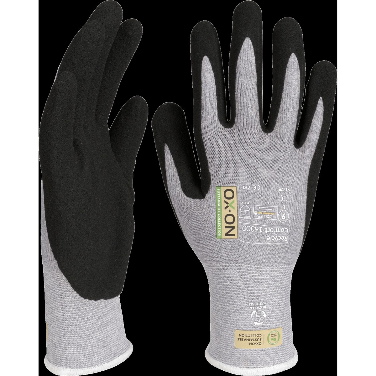OX ON genbrugshandske | Recycle Comfort 16300, 12 stk.