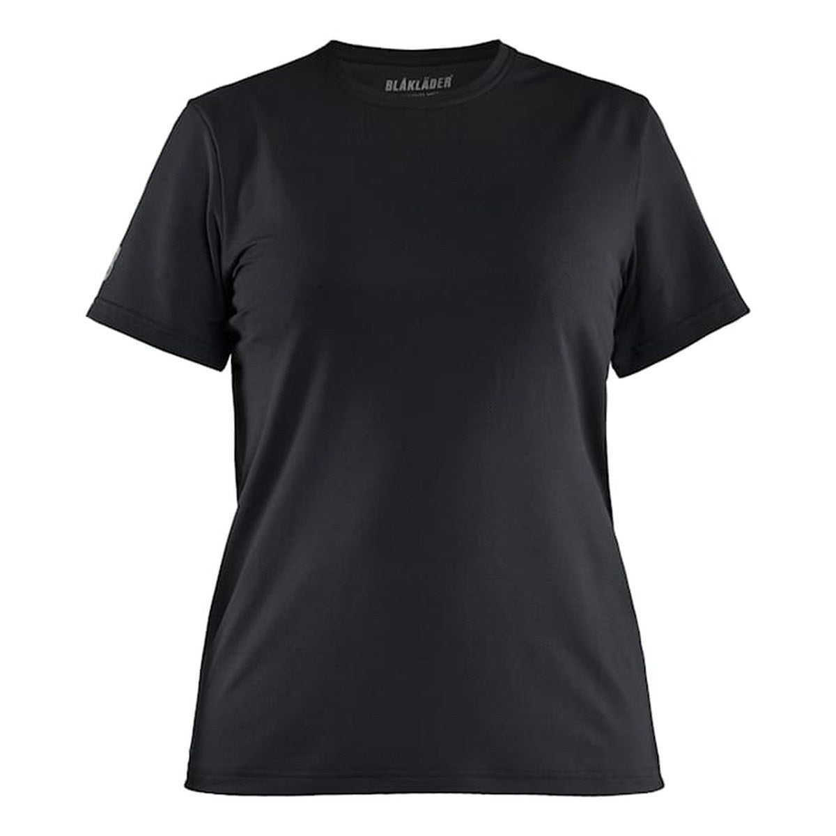 UV T-shirt Dame sort front, damemodel med feminin pasform.