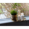 Rillet LED-lyssæt – 6 dele – hvid – med fjernbetjening