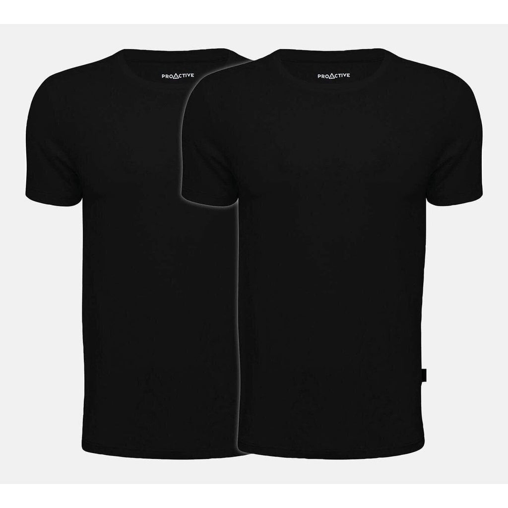 To sorte bambus t-shirts i en 2-pack