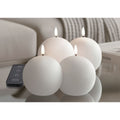 LED-kuglelys med fjernbetjening – 4 stk. – hvid