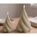Spiralformede LED-lys – 2 stk. – sand