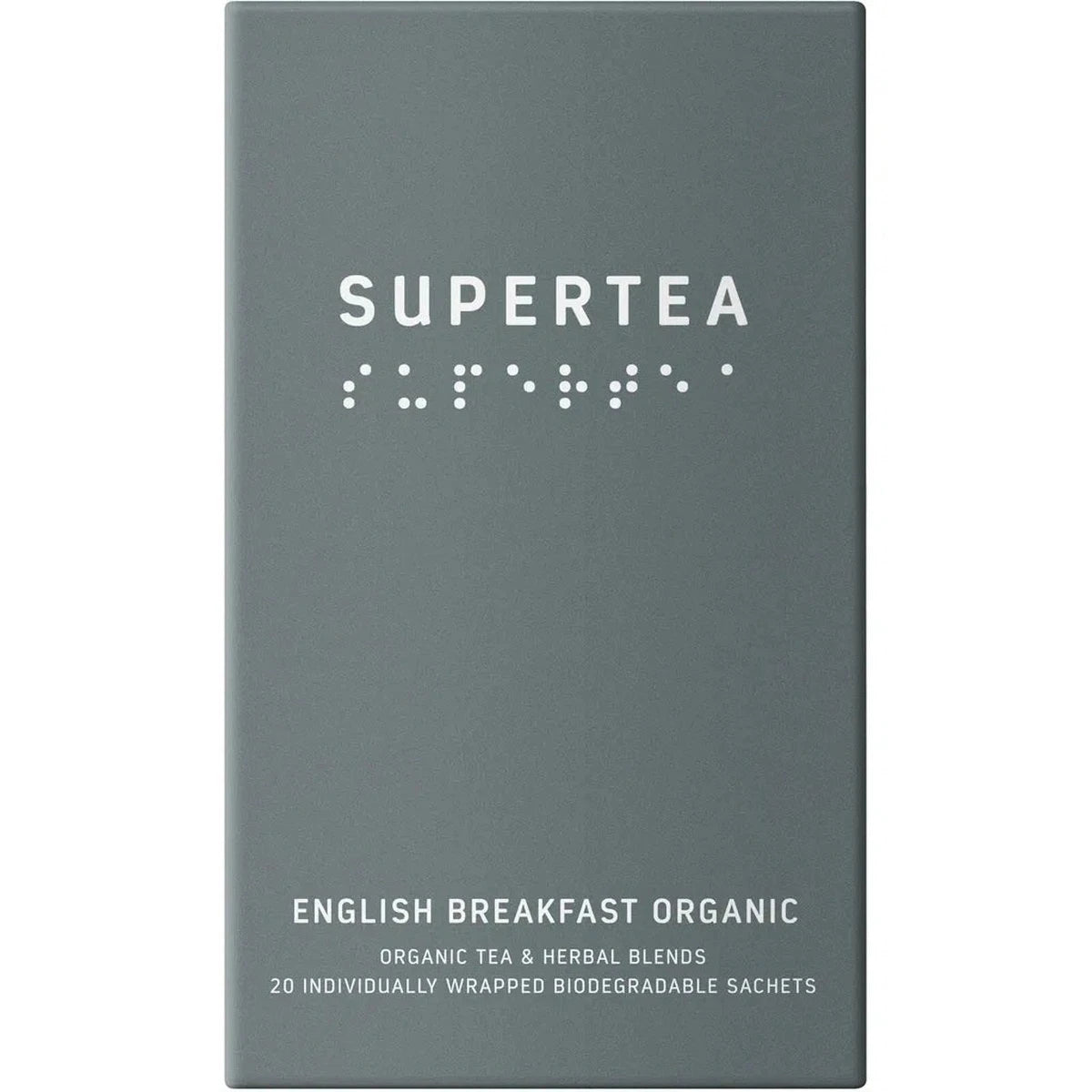 Emballage for Supertea English Breakfast Organic te