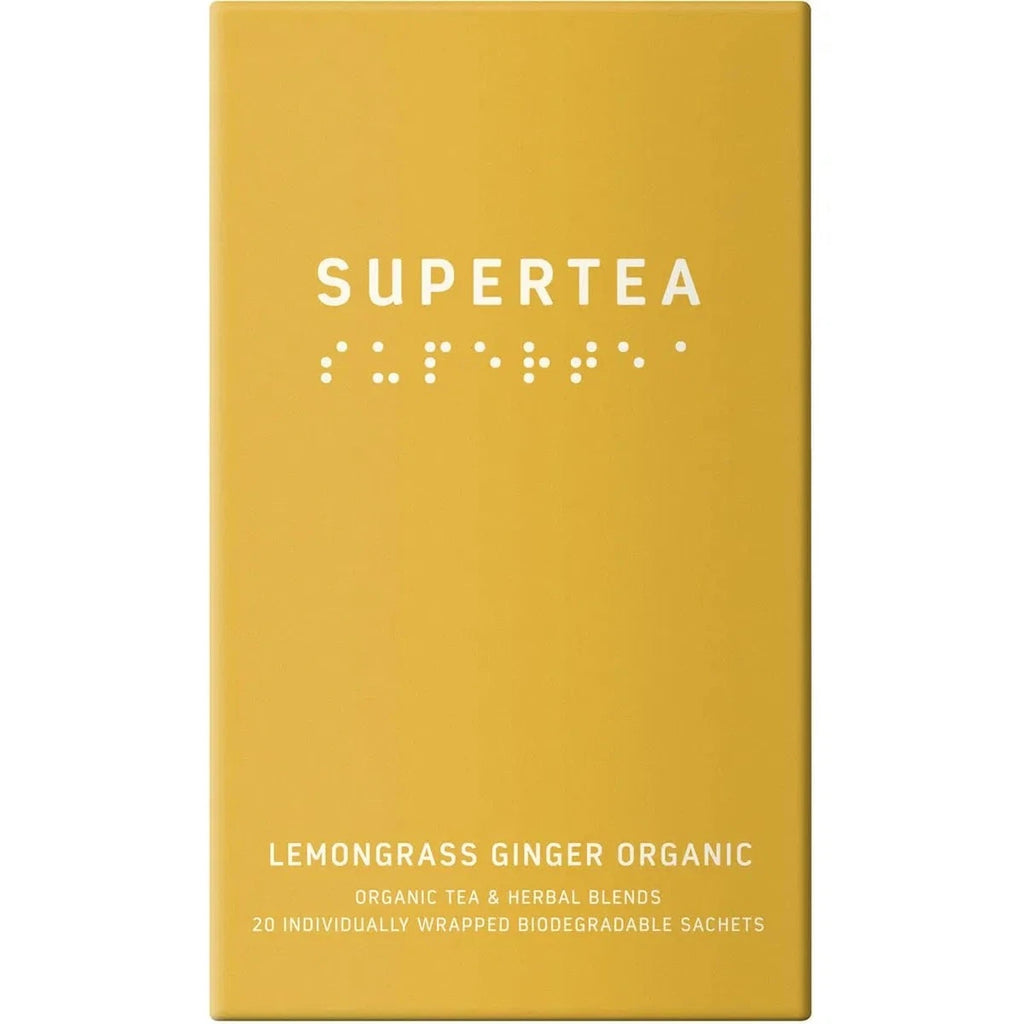 Teministeriet Supertea økologisk citrongræs ingefær te.