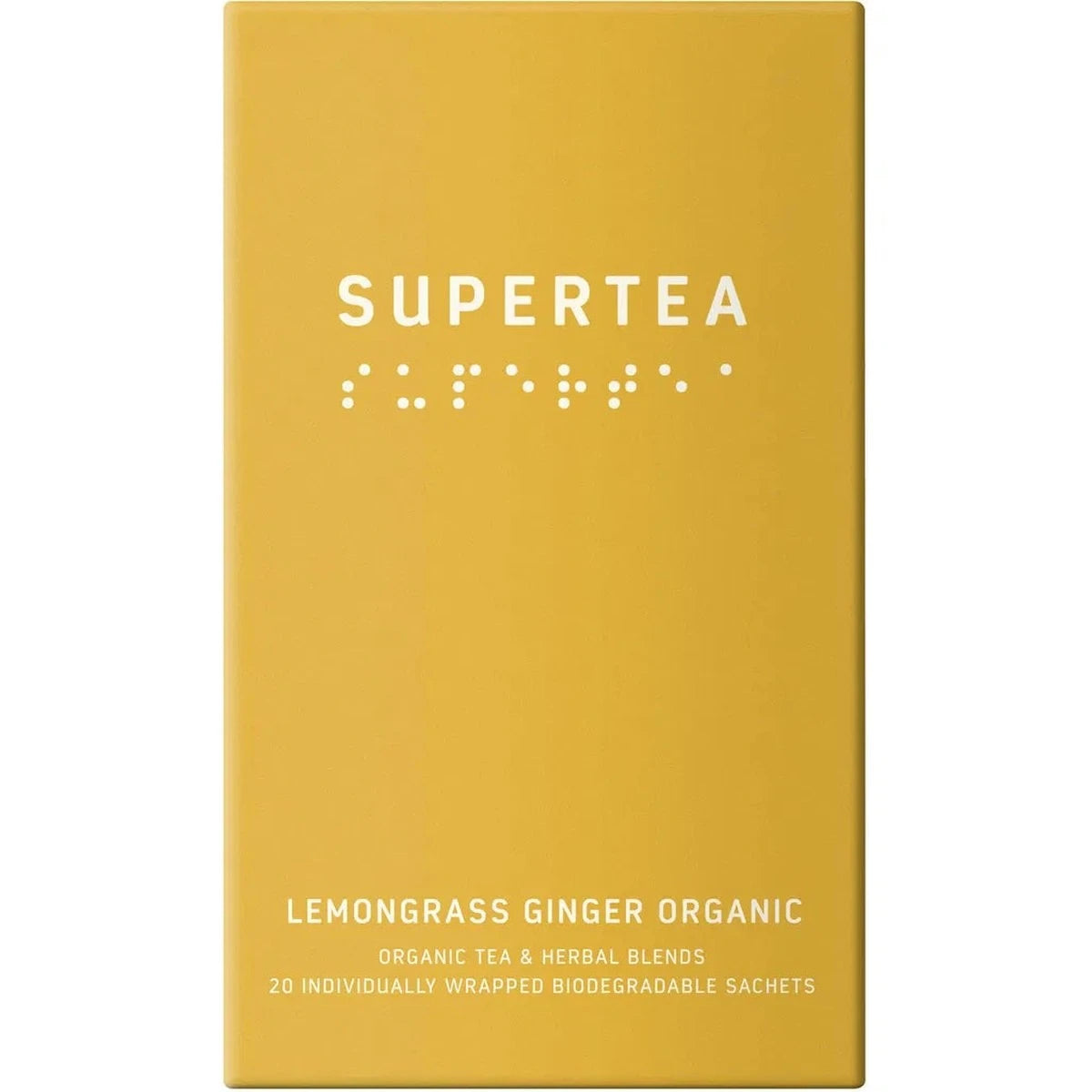 Teministeriet Supertea økologisk citrongræs ingefær te.