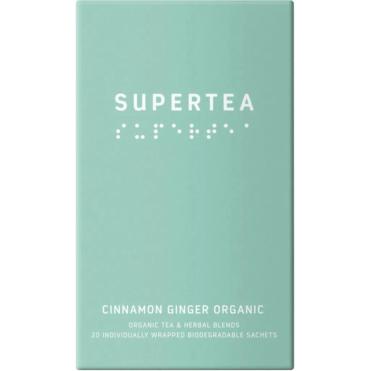 Ginger Cinnamon Supertea økologisk te fra Teministeriet, 20 bionedbrydelige breve