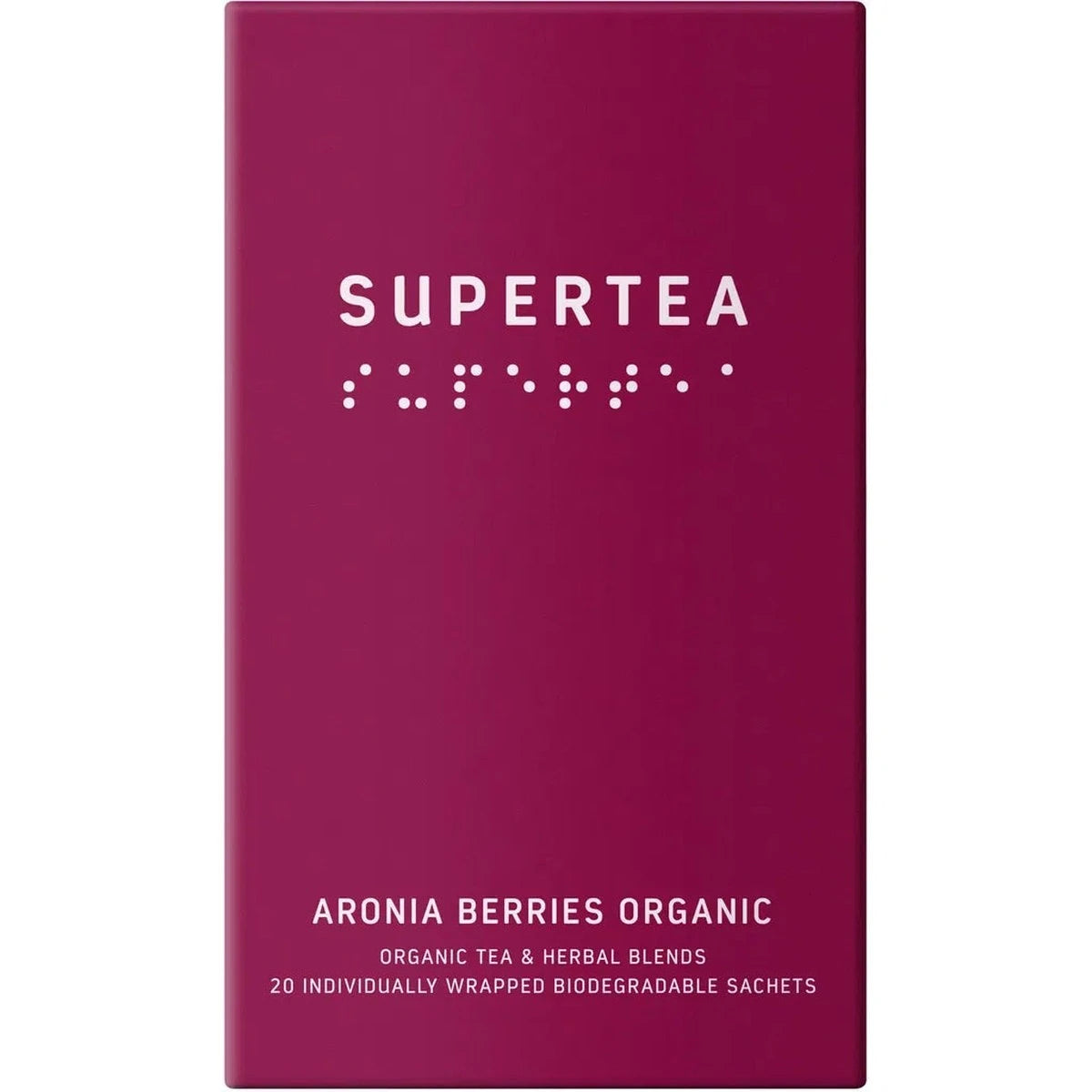 Økologisk Supertea Aronia Berries te fra Teministeriet, 20 bionedbrydelige breve