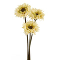 Silkeblomst gerbera – 3 stk. – 25 cm – gul