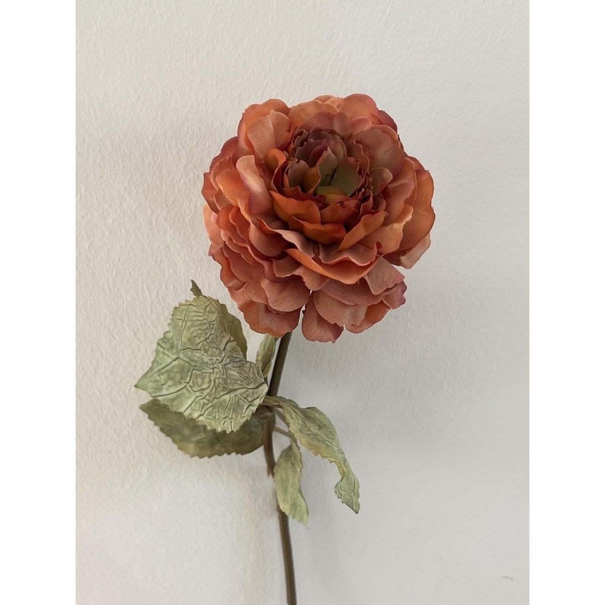 Silkeblomst rose – 38 cm – gylden