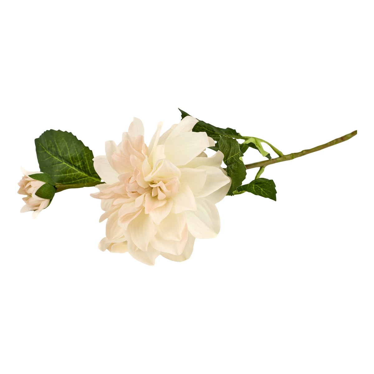 Silkeblomst dahlia – 54 cm – hvid