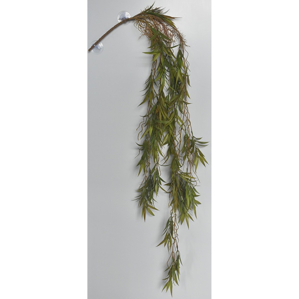 Kunstig hængeplante Bred Rhipsalis – L128 cm – grøn/brun