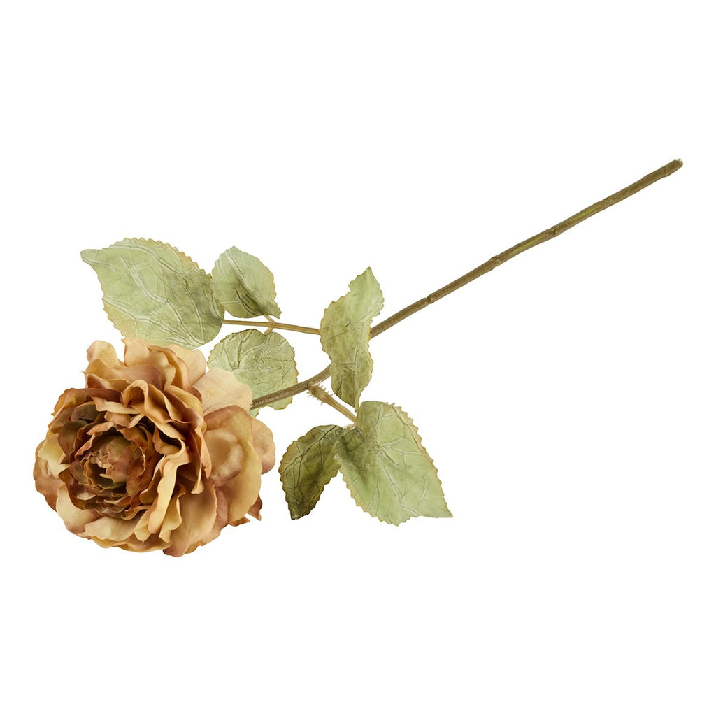 Silkeblomst rose Antik – 38 cm – gul