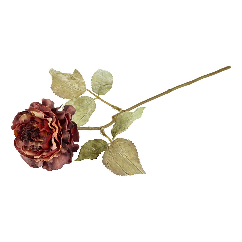 Silkeblomst rose Antik – 38 cm – bordeaux
