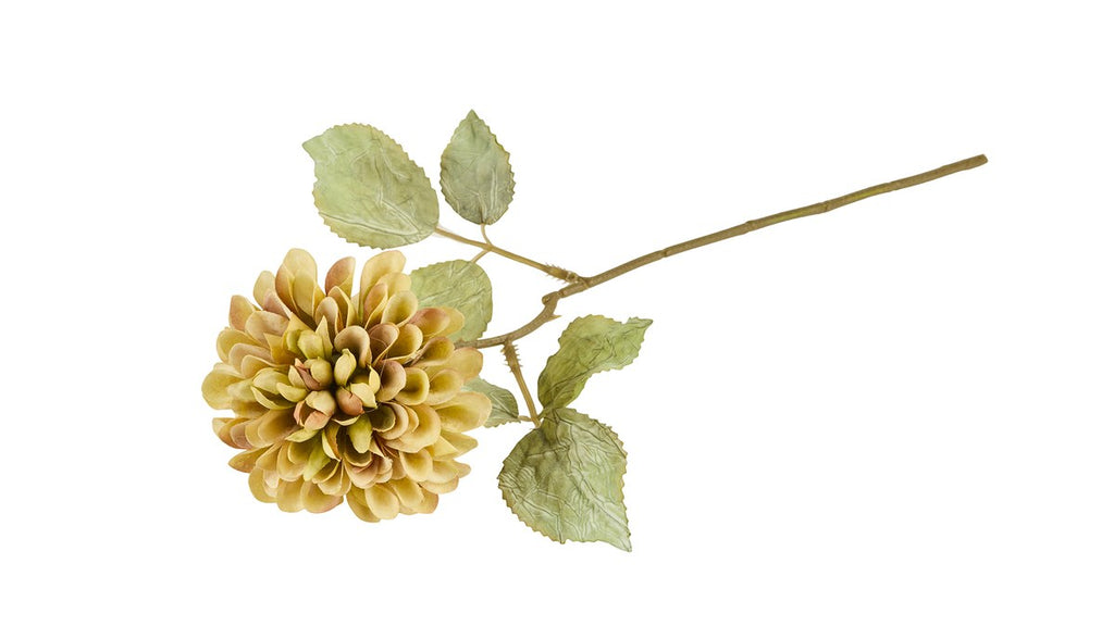 Silkeblomst dahlia Antik – 38 cm – gul