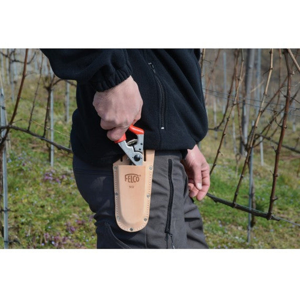 Felco 910 Læderetui "flad" model