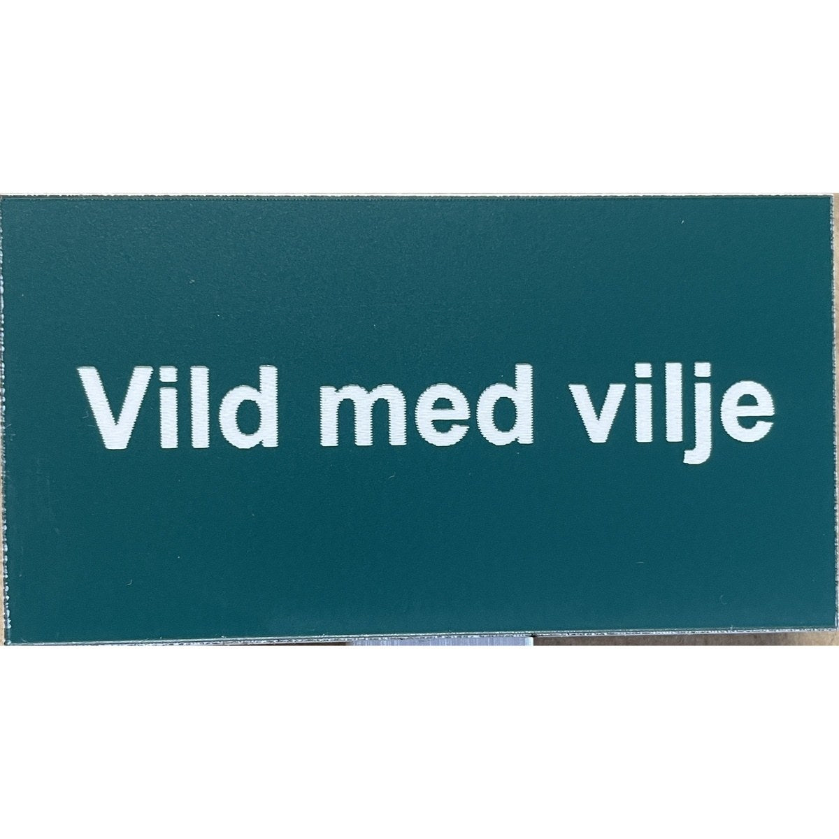 Haveskilt på spyd | Vild med vilje