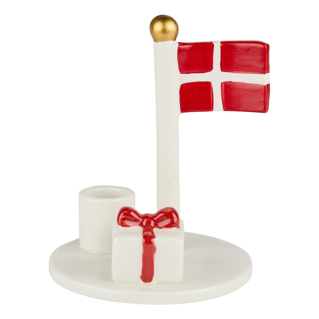 Lysestage Party – H14 cm – rød