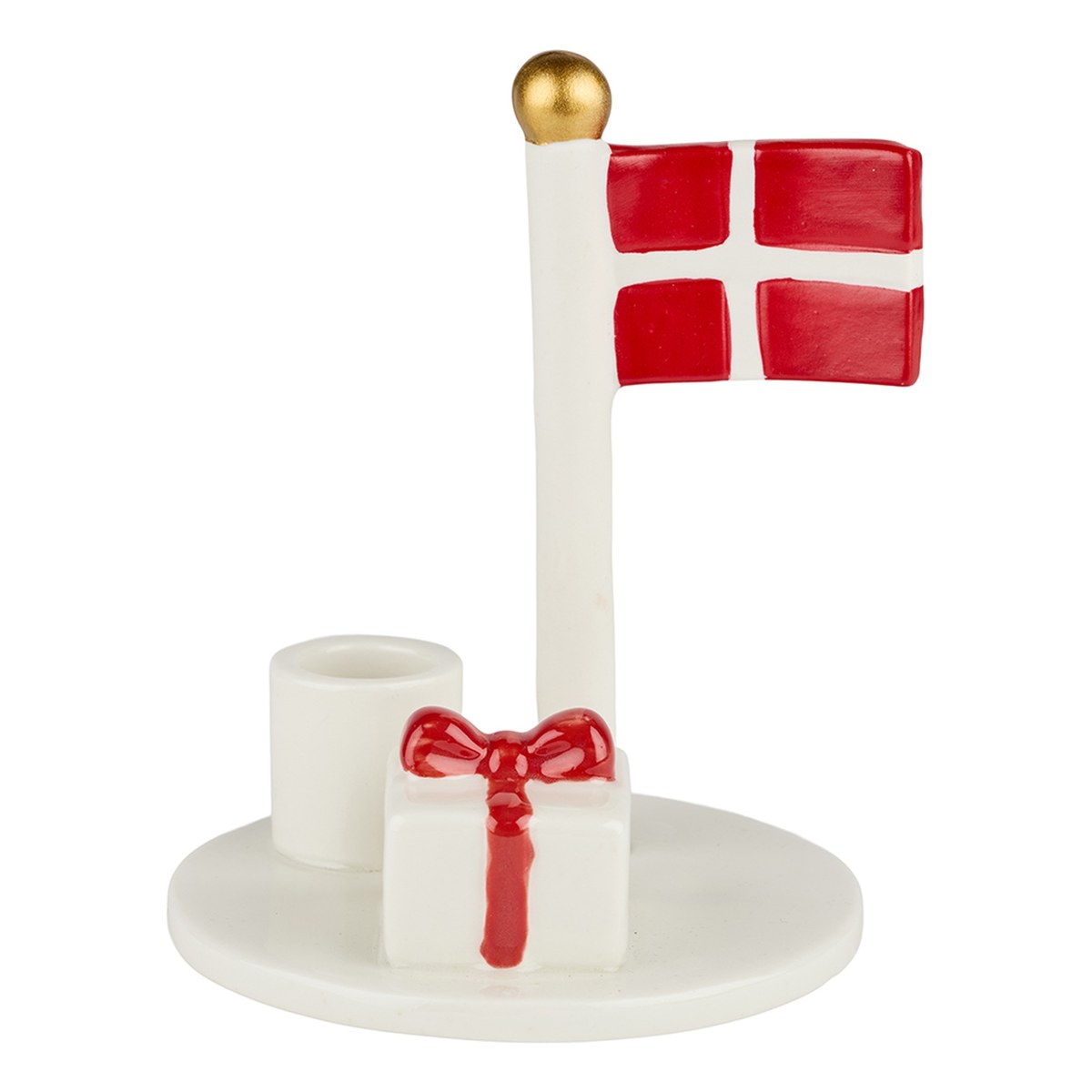 Lysestage Party – H14 cm – rød