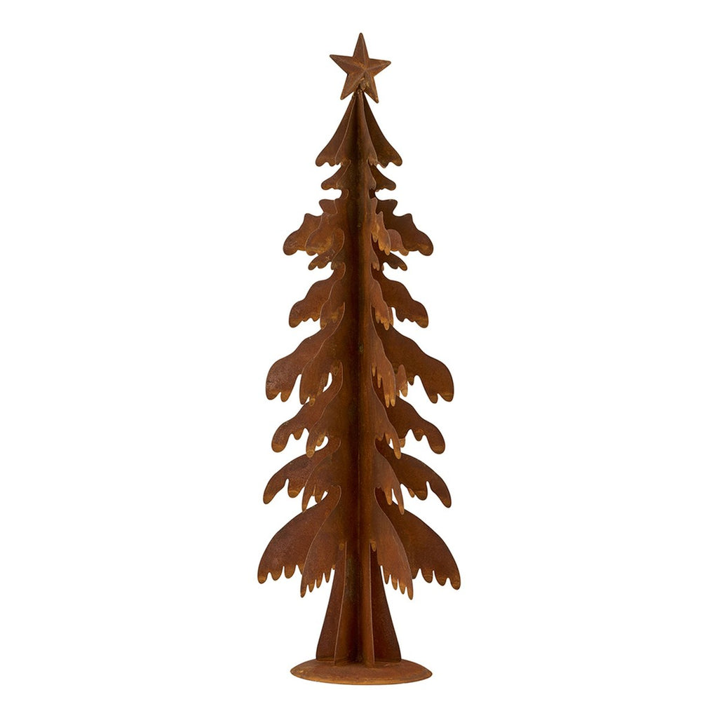 Juletræ – 43x14 cm – rust – metal
