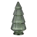Juletræ – 16x8 cm – grøn – glas