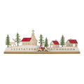 Adventskalender med kirke 1-24 – 40 cm
