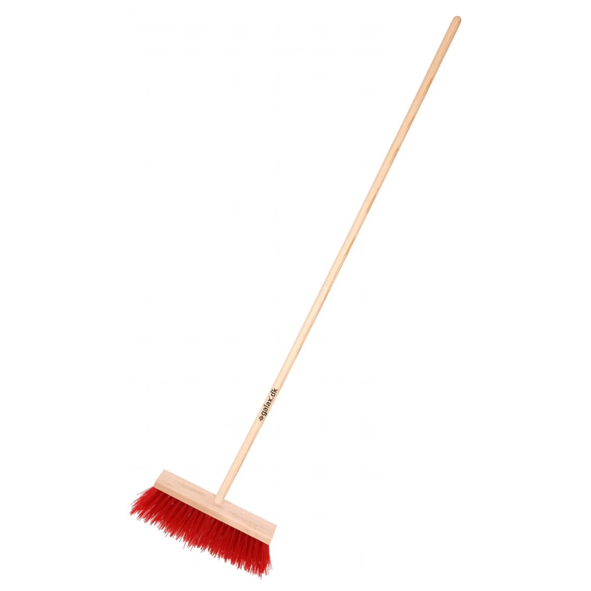 Kost Galax 35 cm. (17-rk.) røde nylonhår m/skaft