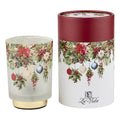 LED-glas med julemotiv – 15x10 cm – 6 timers timer