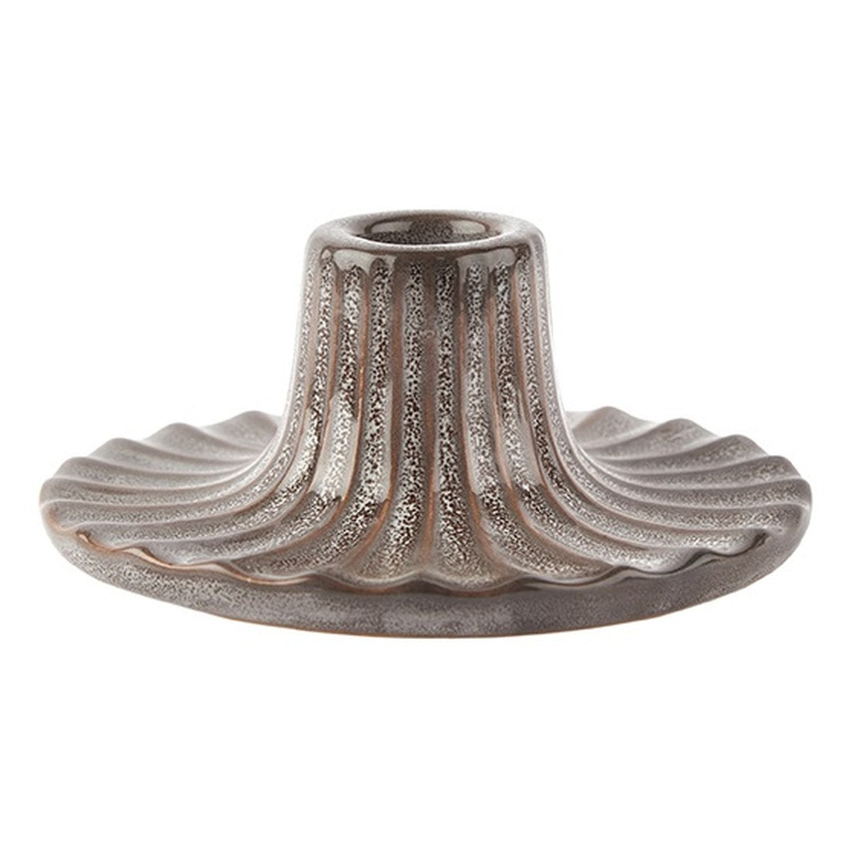 Lysestage Süss – 5x12 cm – chokolade – keramik