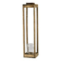 Lanterne – 58x16 cm – natur – træ