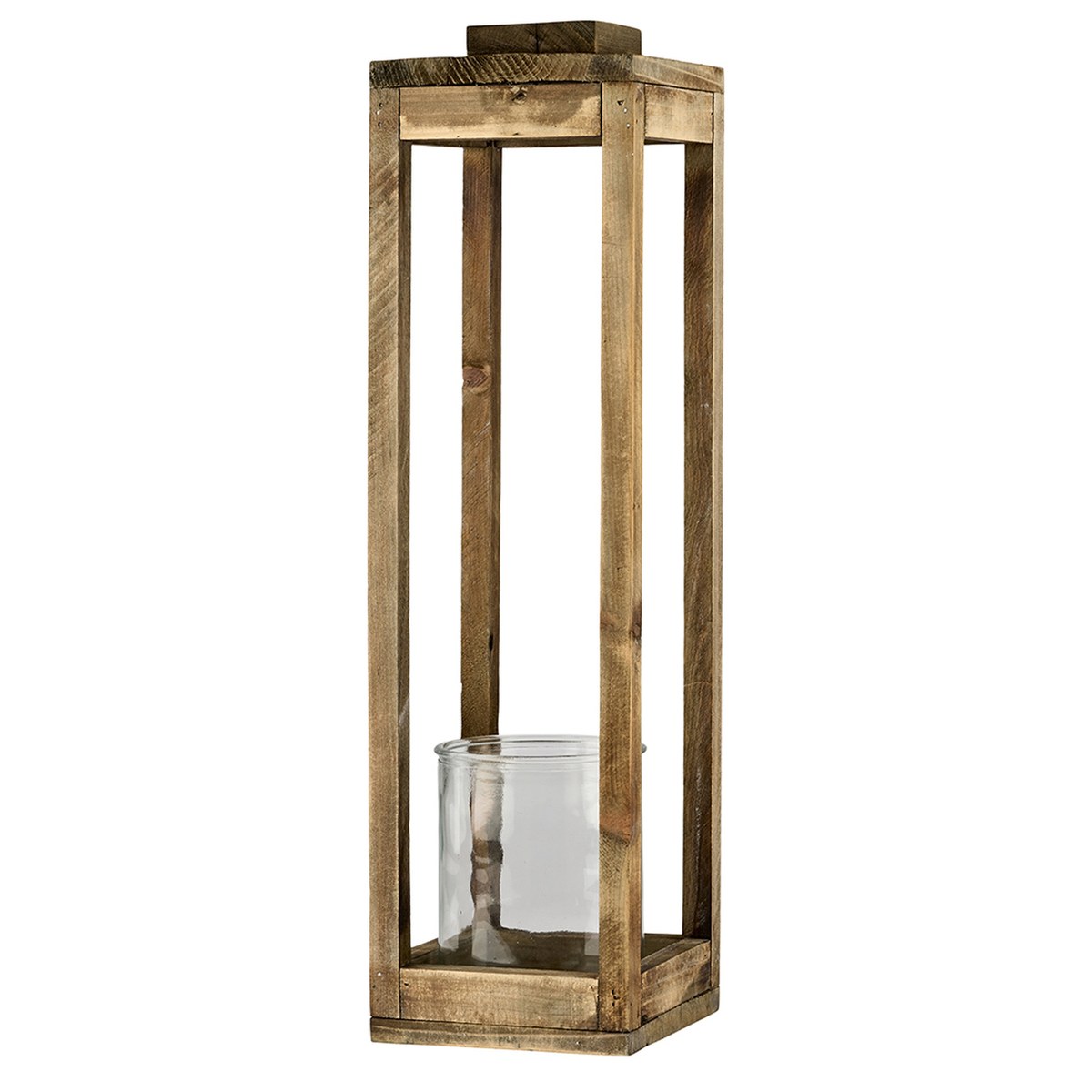 Lanterne – 78x18 cm – natur – træ