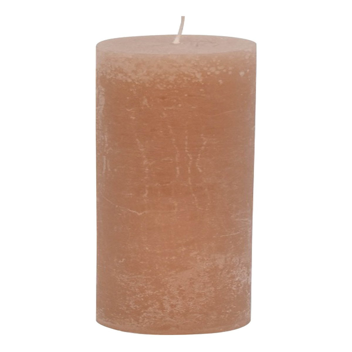 Rustic bloklys – 25x10 cm – fersken