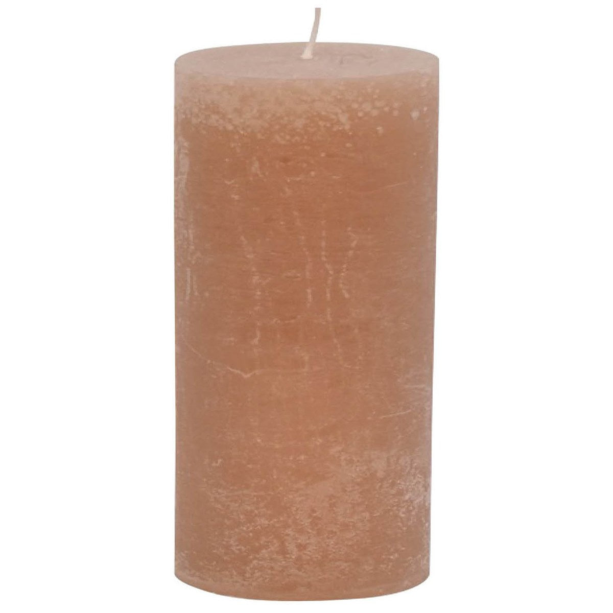Rustic bloklys – 35x10 cm – fersken
