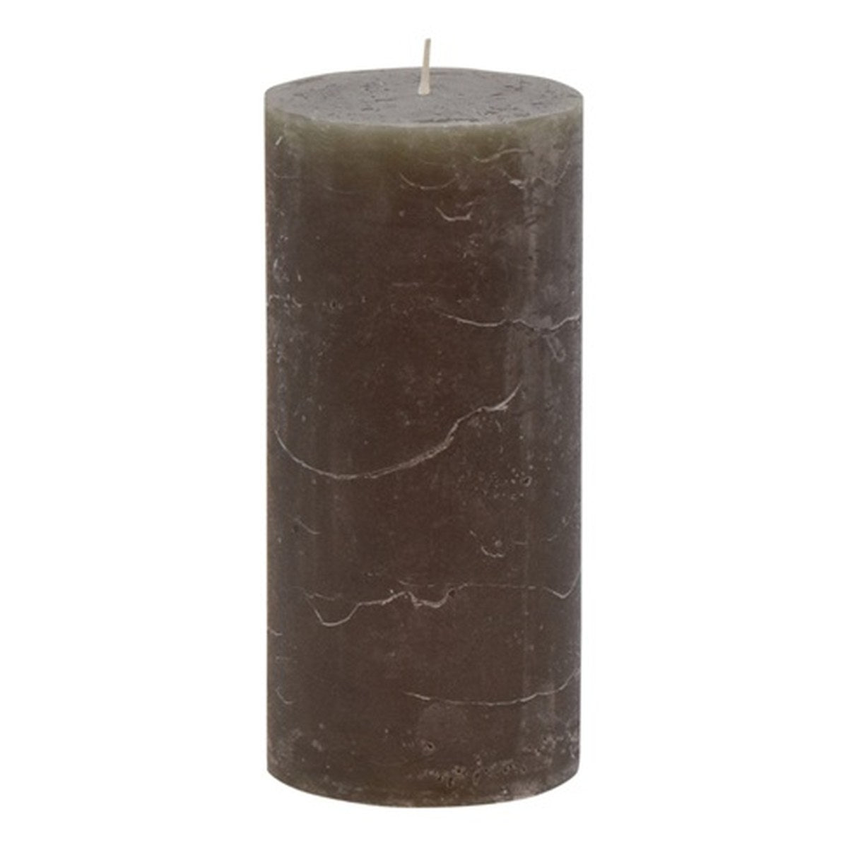 Rustic bloklys – 15x7 cm – grøn
