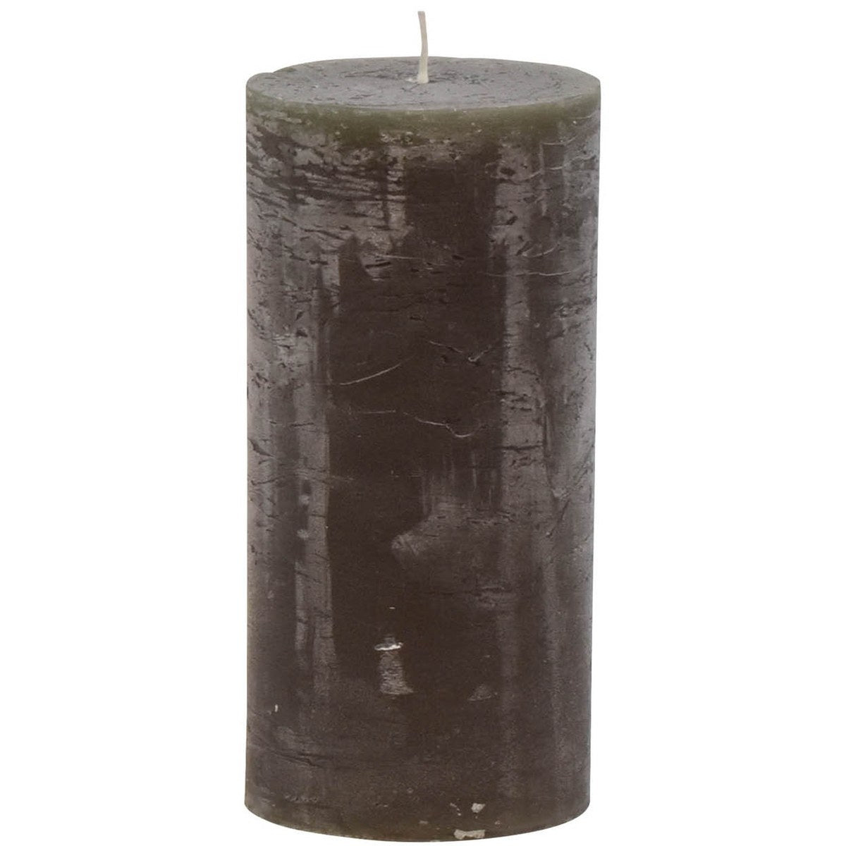 Rustic bloklys – 35x10 cm – grøn