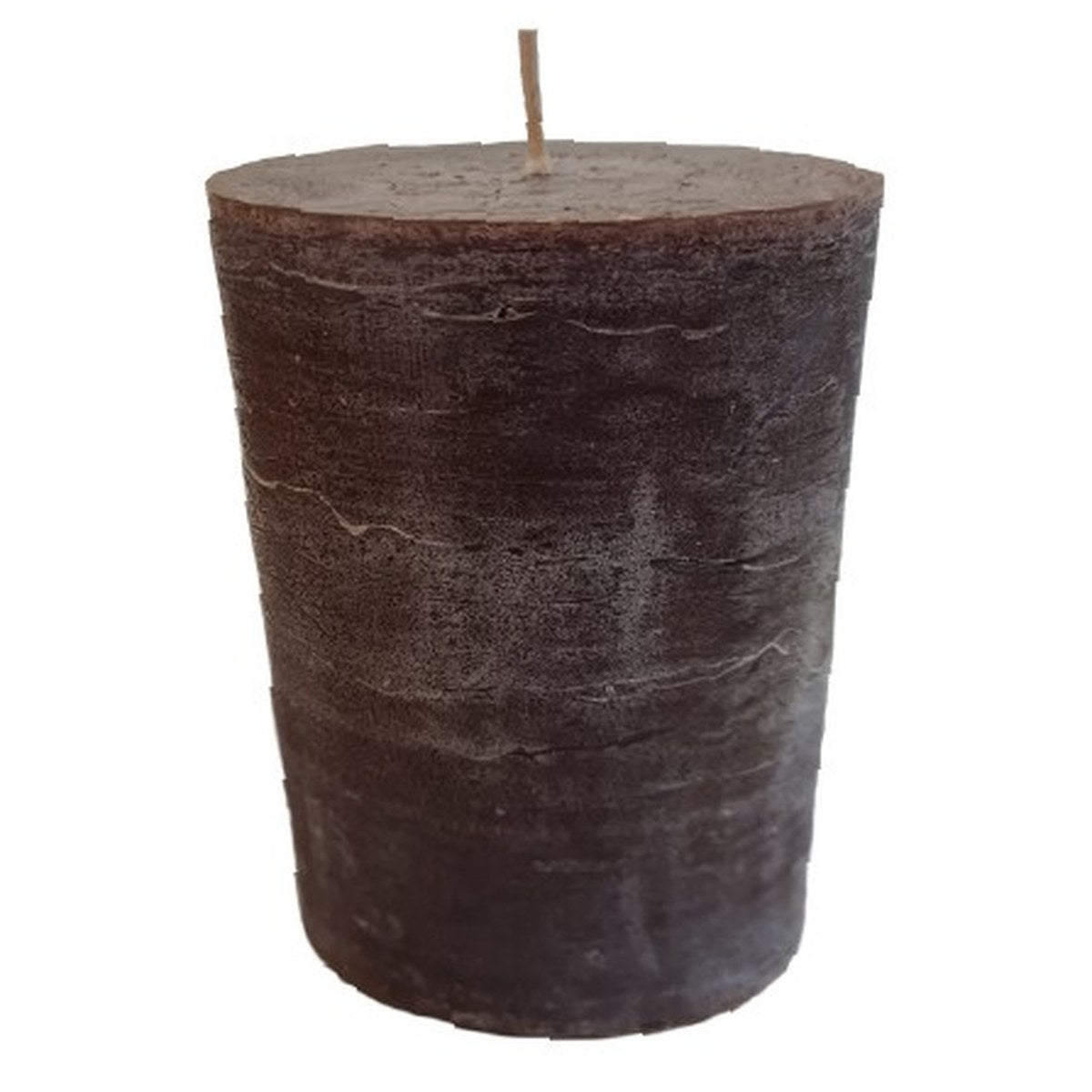 Rustic bloklys – 15x10 cm – mørkebrun