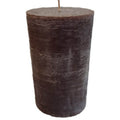 Rustic bloklys – 35x10 cm – mørkebrun