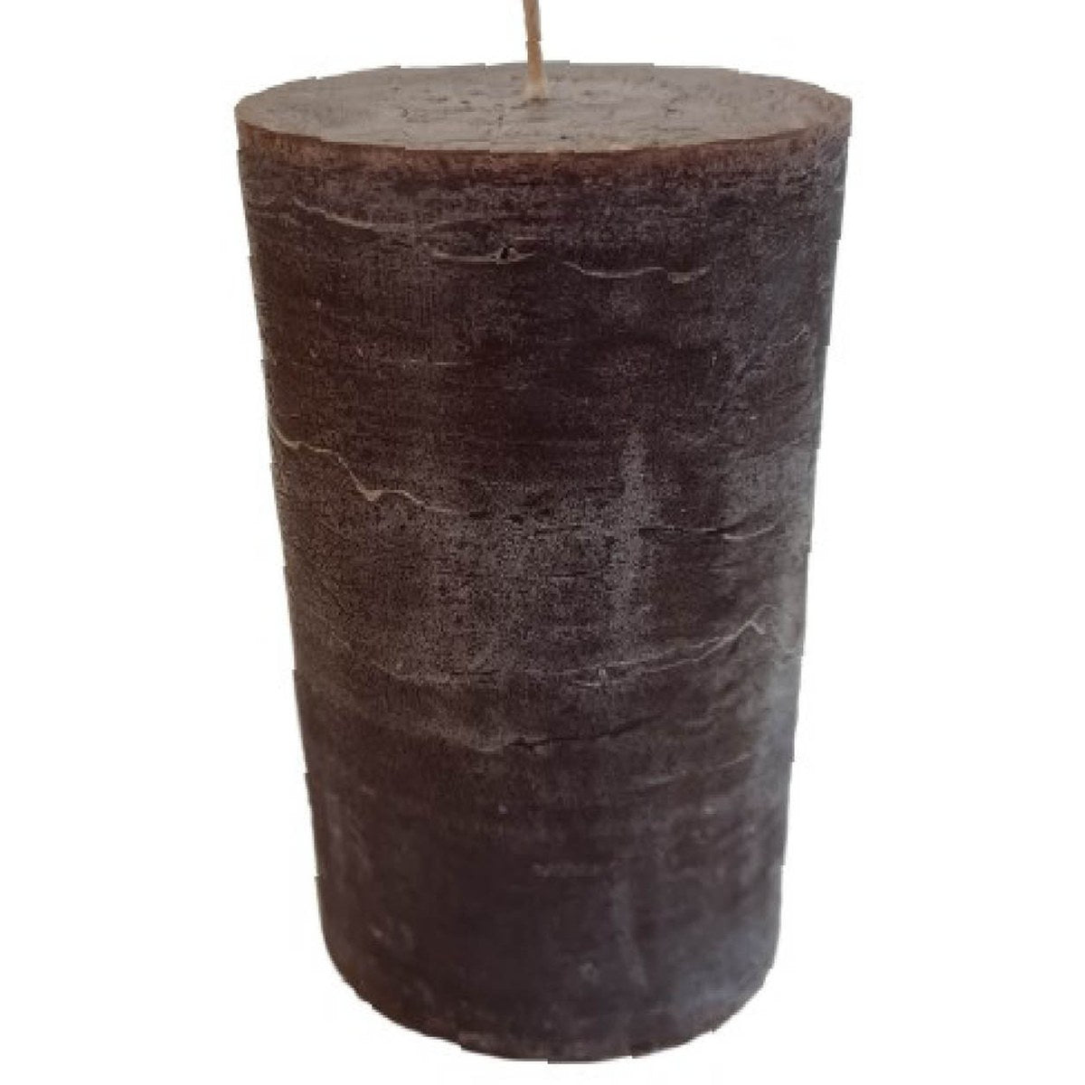 Rustic bloklys – 35x10 cm – mørkebrun
