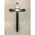 Midlertidigt gravkors, sort metal