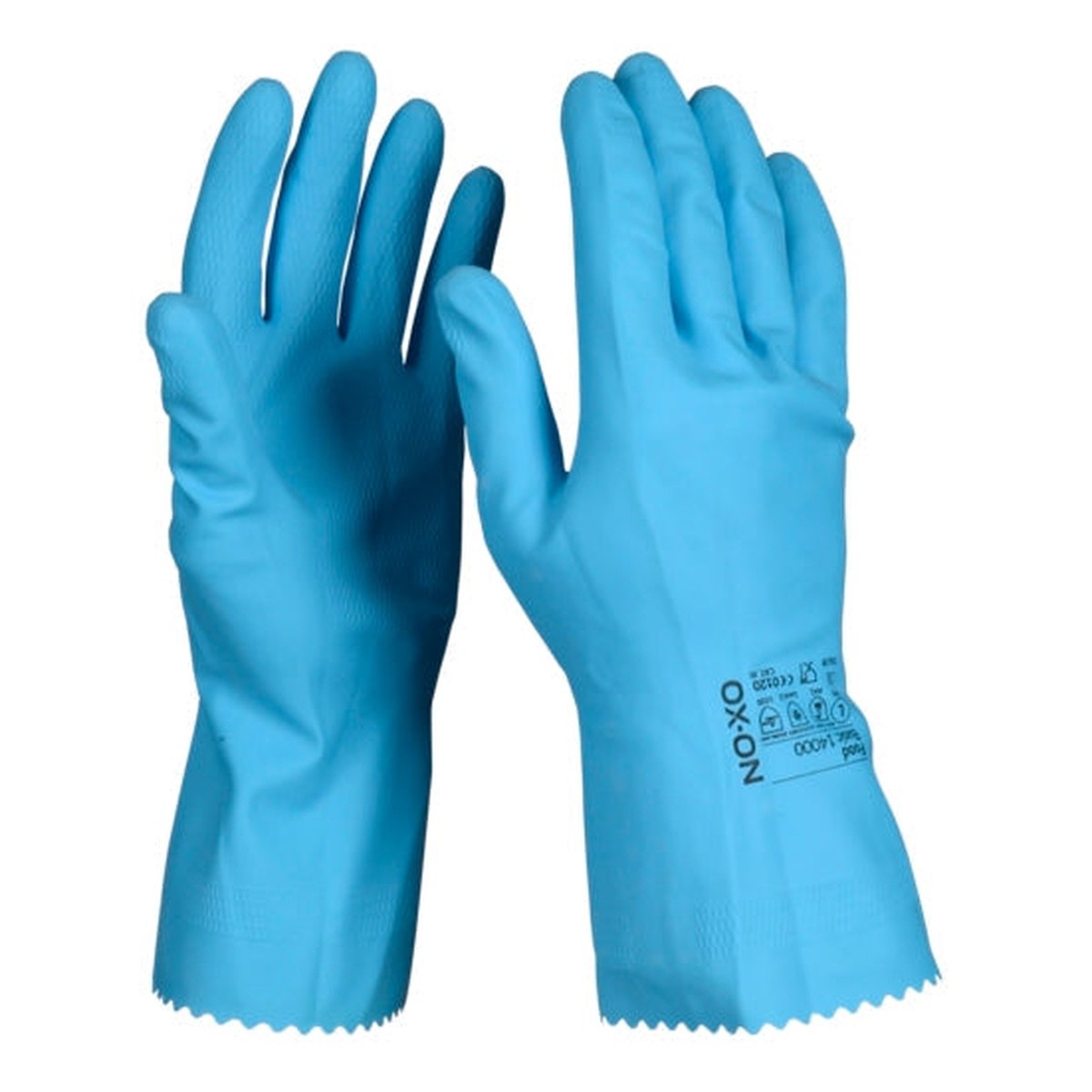 12 stk. OX-ON gummihandske i latex | Food basic 14000
