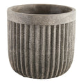 House potte – 14x14 cm – antikgrå