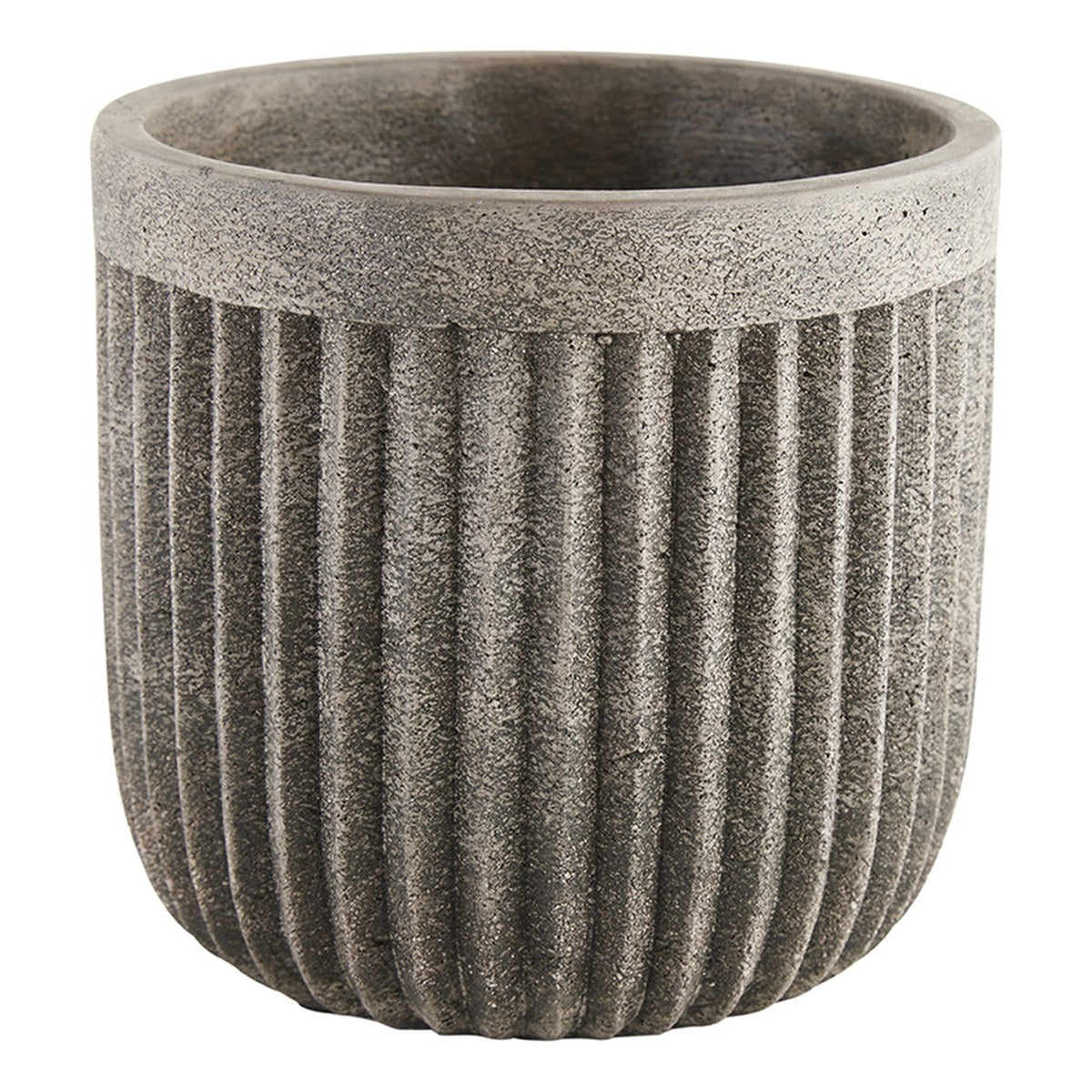 House potte – 19x19 cm – antikgrå