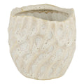 Lava potte – 13x13 cm – hvid
