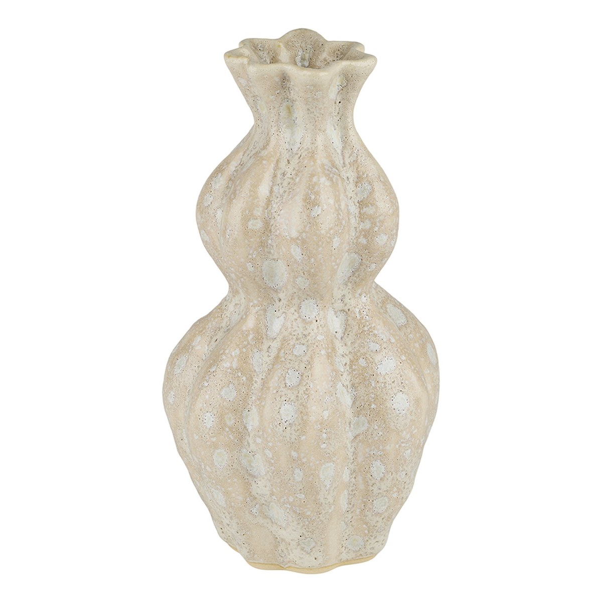 Lava vase – 22x12 cm – hvid