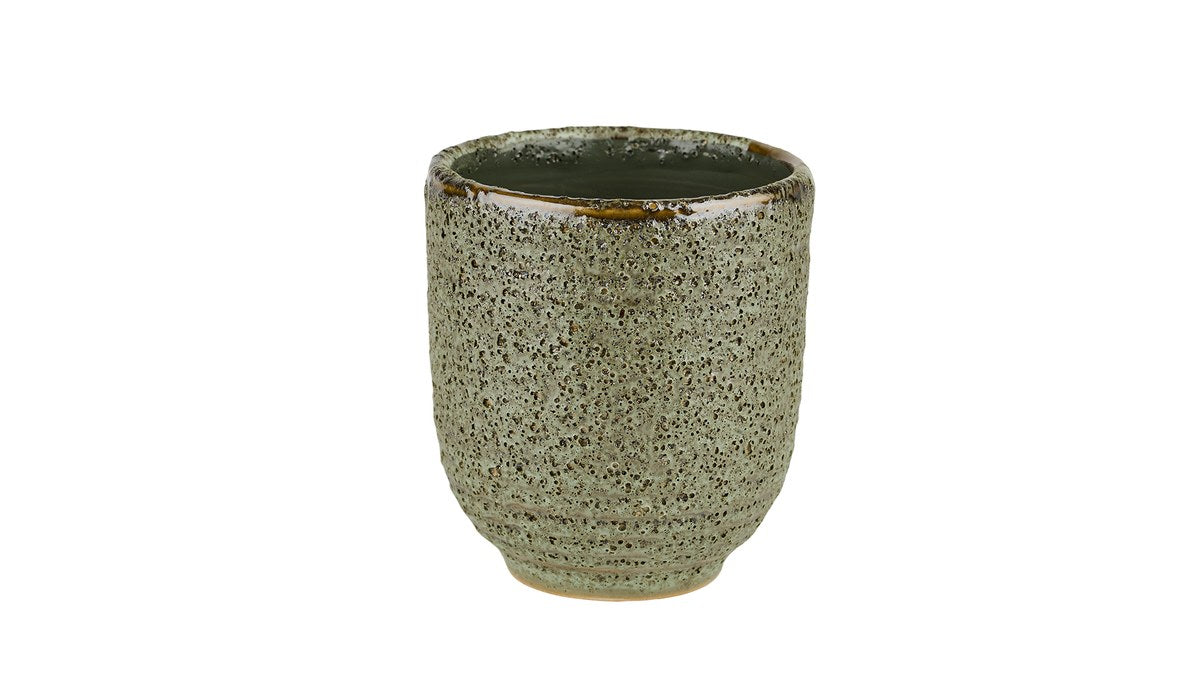 Louis Dot potte – 11x10 cm – grøn med prikker