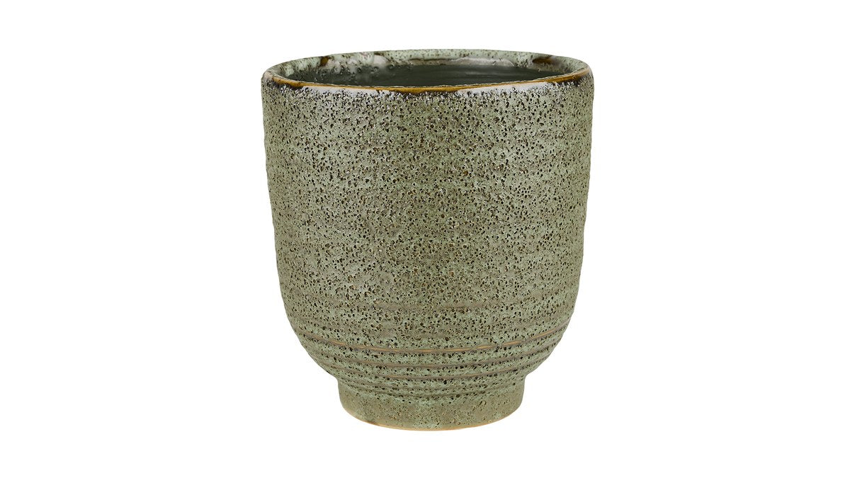 Louis Dot potte – 15x15 cm – grøn med prikker