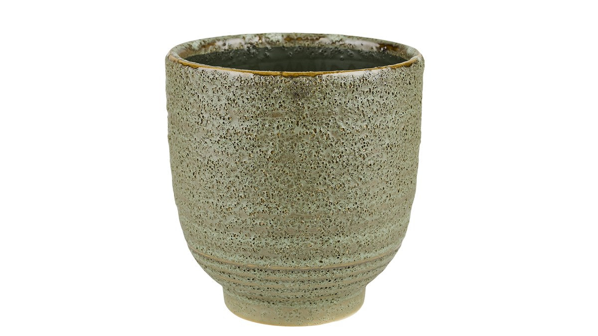 Louis Dot potte – 17x16 cm – grøn med prikker