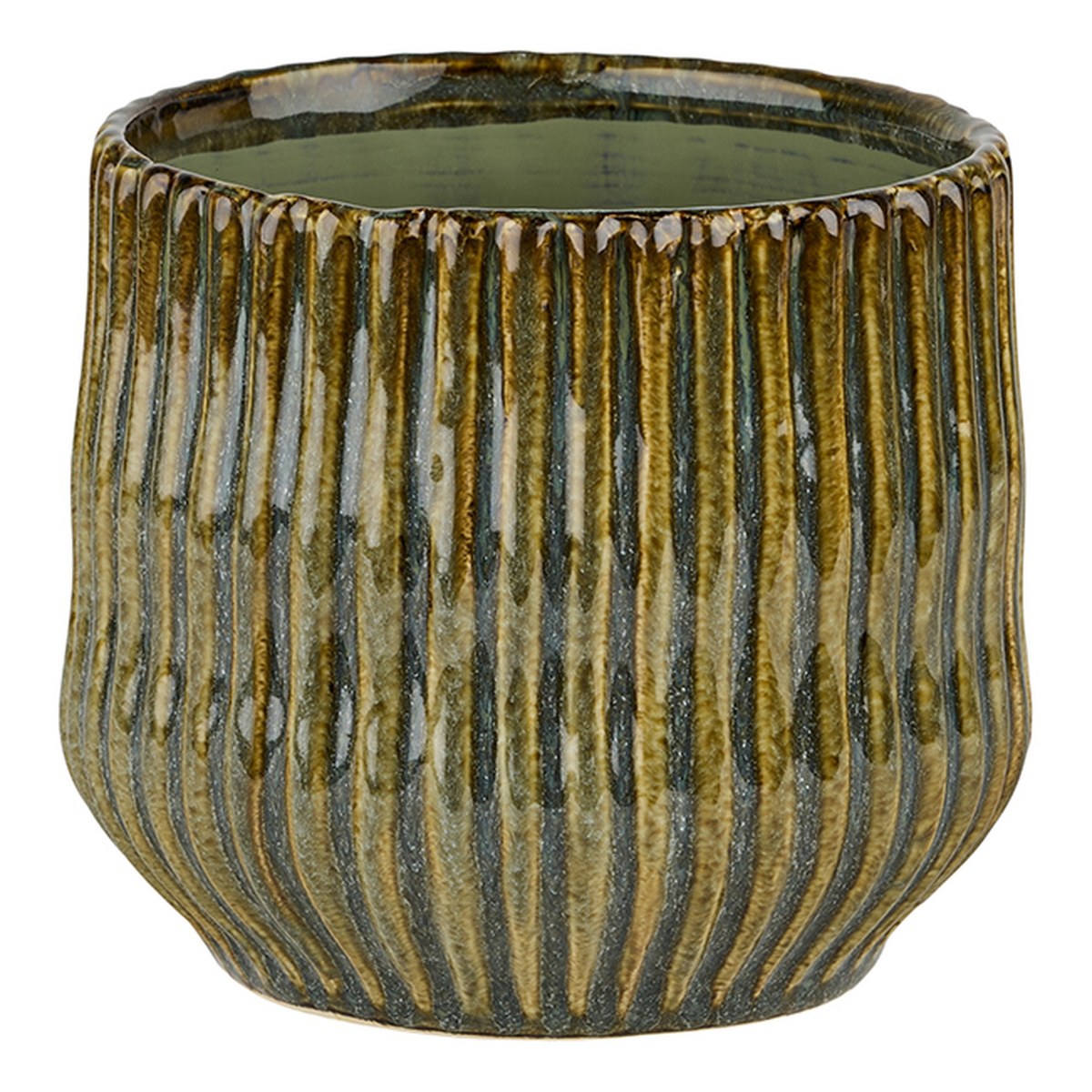 Event potte – 13x15 cm – grøn/brun