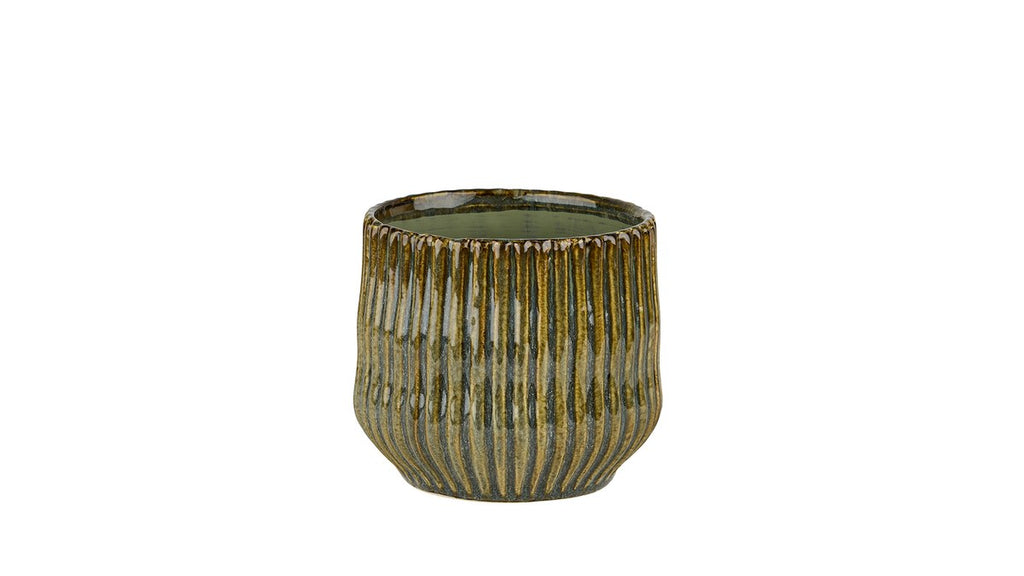 Event potte – 13x15 cm – grøn/brun