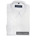 Classic dameskjorte m. lange ærmer | Slim fit