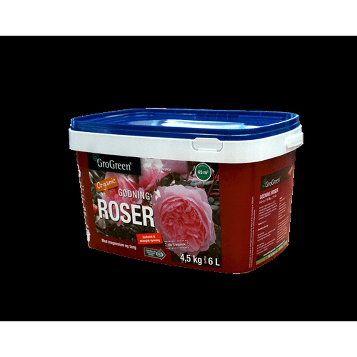 GroGreen Natural Roser | 4,5 kg | Gødning